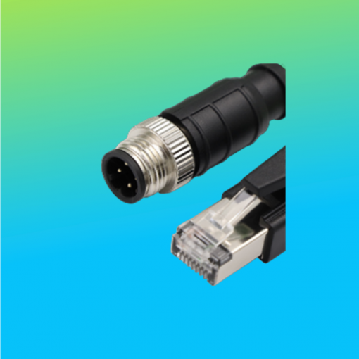 M12连接线转RJ以太网线缆线